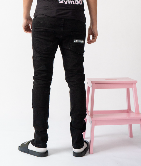 2DIFFERENT DENIM PANTS - BLACK