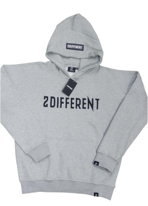 2DIFFERENT OVERSIZED HOODIE - GREY