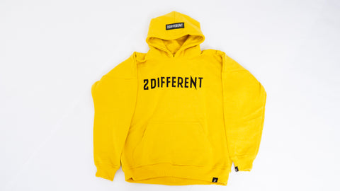 2DIFFERENT OVERSIZED HOODIE - YELLOW
