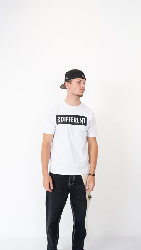 2DIFFERENT BOX TEE - WHITE
