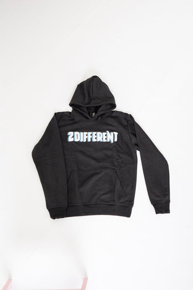 2DIFFERENT HOODIE - BLACK