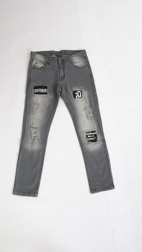 2DIFFERENT DENIM PANTS - GREY