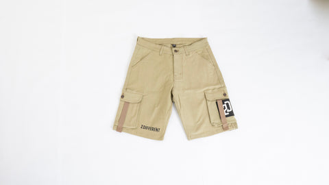2DIFFERENT CARGO SHORTS - TAN