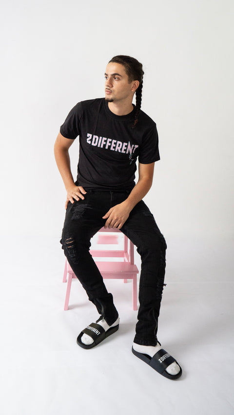2DIFFERENT CANDY TEE - BLACK