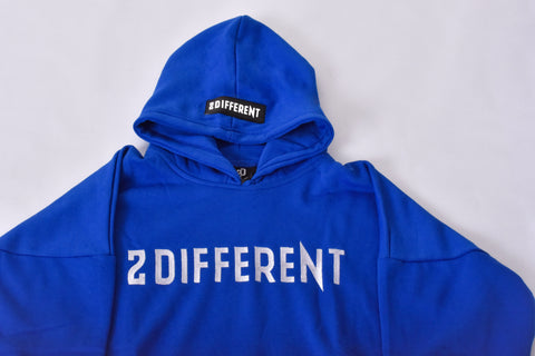 2DIFFERENT OVERSIZED HOODIE - BLUE
