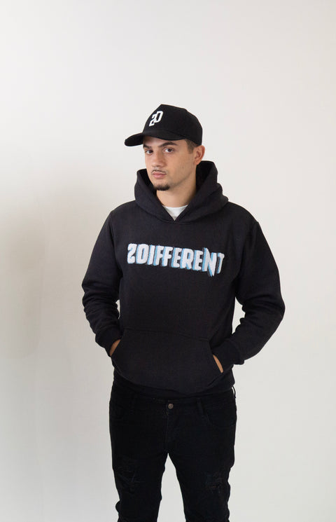2DIFFERENT HOODIE - BLACK