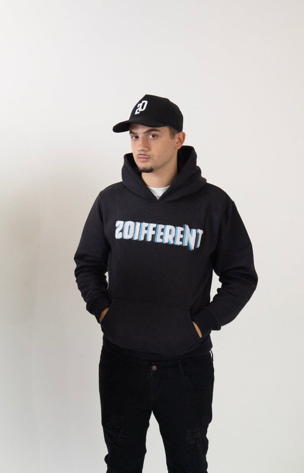 2DIFFERENT HOODIE - BLACK